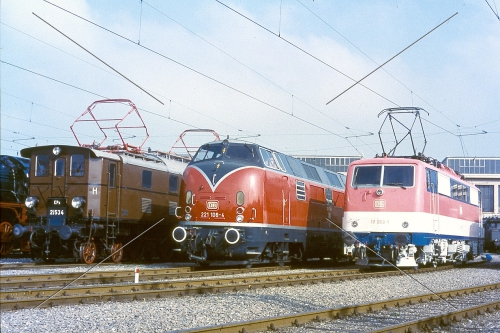 Lokomotiv-Parade im AW München-Freimann - DB