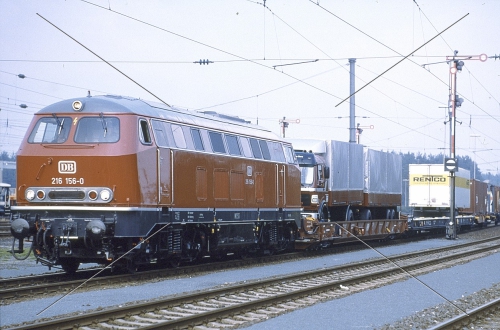 Diesel-Lok-Dia · 216 156 - DB - Nürnberg-Langwasser