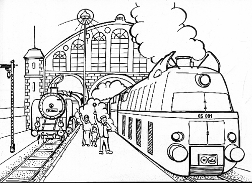Eisenbahn-Malheft · Dampflokomotiven · NEU