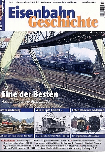 Eisenbahn Geschichte 104 · Feb./März 2021