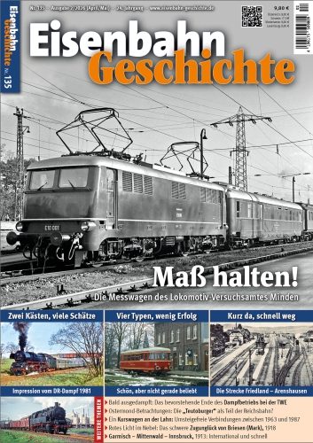 Eisenbahn Geschichte 135 · April/Mai 2026