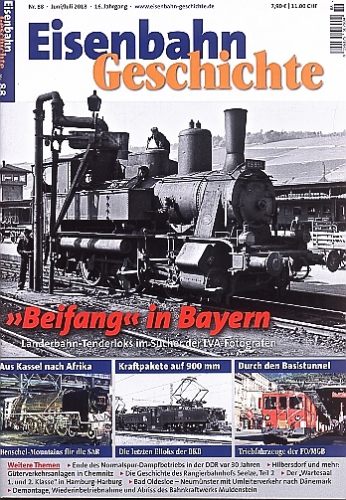 Eisenbahn Geschichte 88 · Juni/Juli 2018