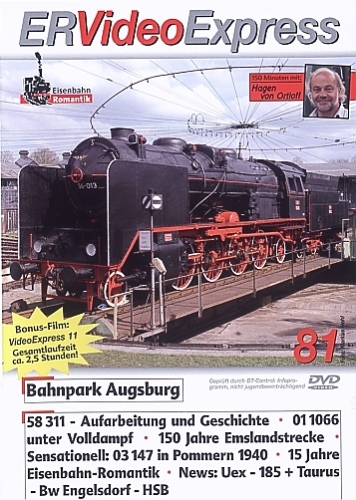 ER · DVD Video · Bahnpark Augsburg · NEU/OVP