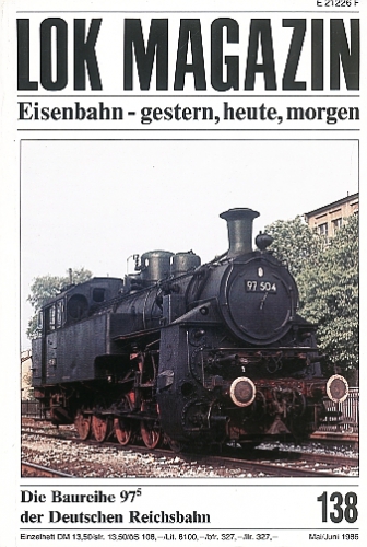 Lok Magazin 138 · Mai/Juni 1986