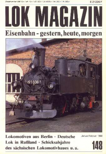 Lok Magazin 148 · Jan./Feb. 1988