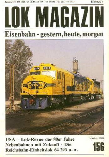 Lok Magazin 156 · Mai/Juni 1989