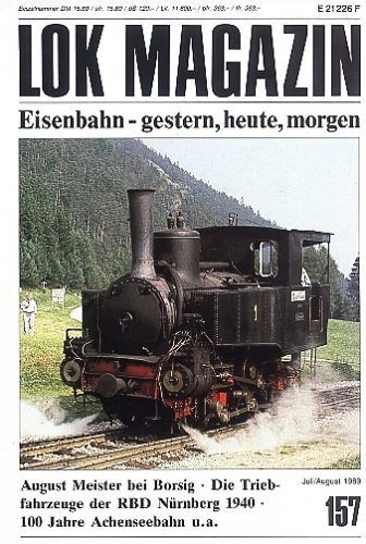 Lok Magazin 157 · Juli/Aug. 1989