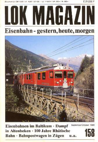 Lok Magazin 158 · Sept./Okt. 1989