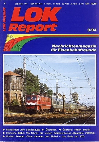 Zeitschrift · Lok Report · 9/1994