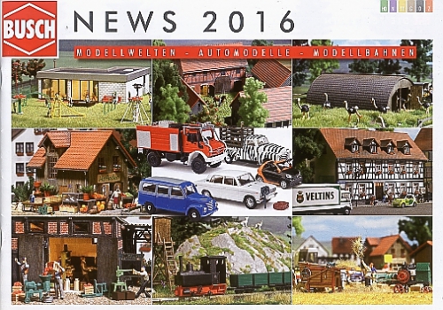 Busch · Neuheiten-Prospekt · 2016