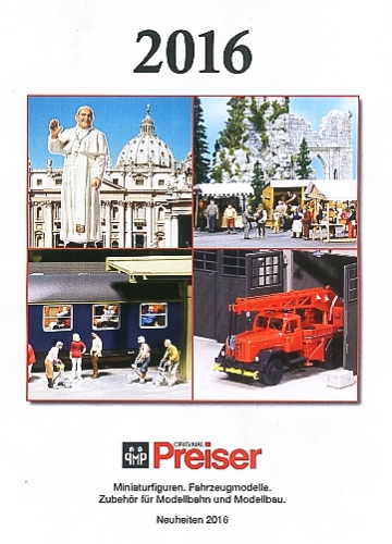 Preiser Neuheiten 2016 + CD