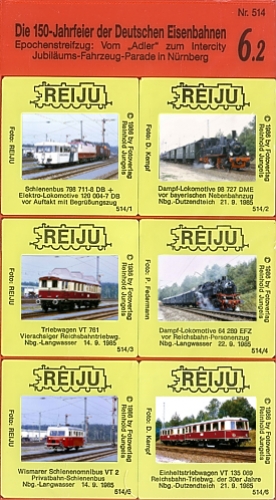 REIJU Dia-Serie · Epochenstreifzug: Vom "Adler" zum Intercity 2 · NEU/OVP