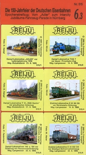 REIJU Dia-Serie · Epochenstreifzug: Vom "Adler" zum Intercity 3 · NEU/OVP