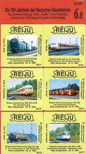 REIJU Dia-Serie · Epochenstreifzug: Vom "Adler" zum Intercity 8 · NEU/OVP