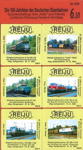REIJU Dia-Serie · Epochenstreifzug: Vom "Adler" zum Intercity 10 · NEU/OVP