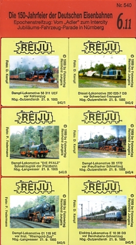 REIJU Dia-Serie · Epochenstreifzug: Vom "Adler" zum Intercity 11 · NEU/OVP