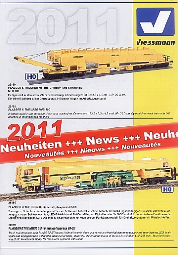 Viessmann Neuheiten 2011 - Fahrzeuge