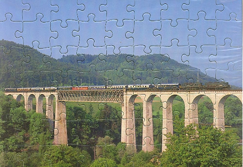 Eisenbahn Kinder-Puzzle · Elektro-Lokomotiven Ae 4/7 SBB · NEU/OVP
