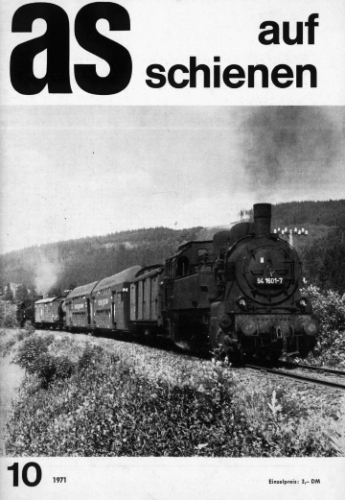 Zeitschrift · auf schienen · 10/1971