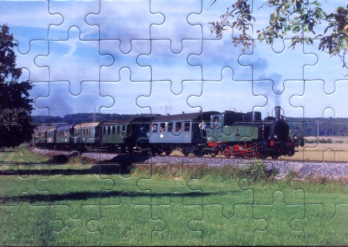 11 HzL · NEU/OVP Eisenbahn Kinder-Puzzle  ·  Dampf-Lokomotive Nr 