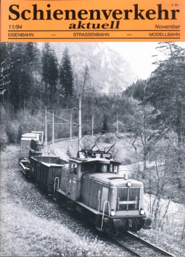 Zeitschrift · Schienenverkehr aktuell · 11/1994