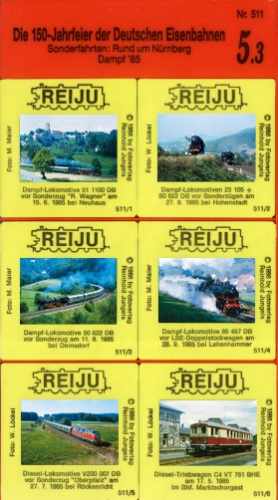 REIJU Dia-Serie · Sonderfahrten: Rund um Nürnberg 3 · NEU/OVP
