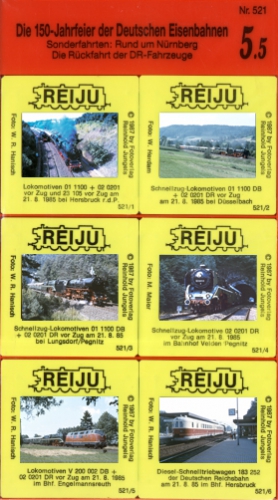 REIJU Dia-Serie · Sonderfahrten: Rund um Nürnberg 5 · NEU/OVP